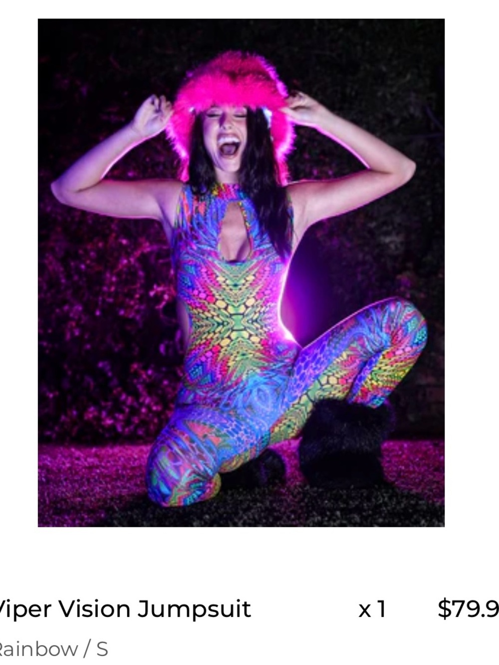 iHeartRaves Viper Vision Jumpsuit